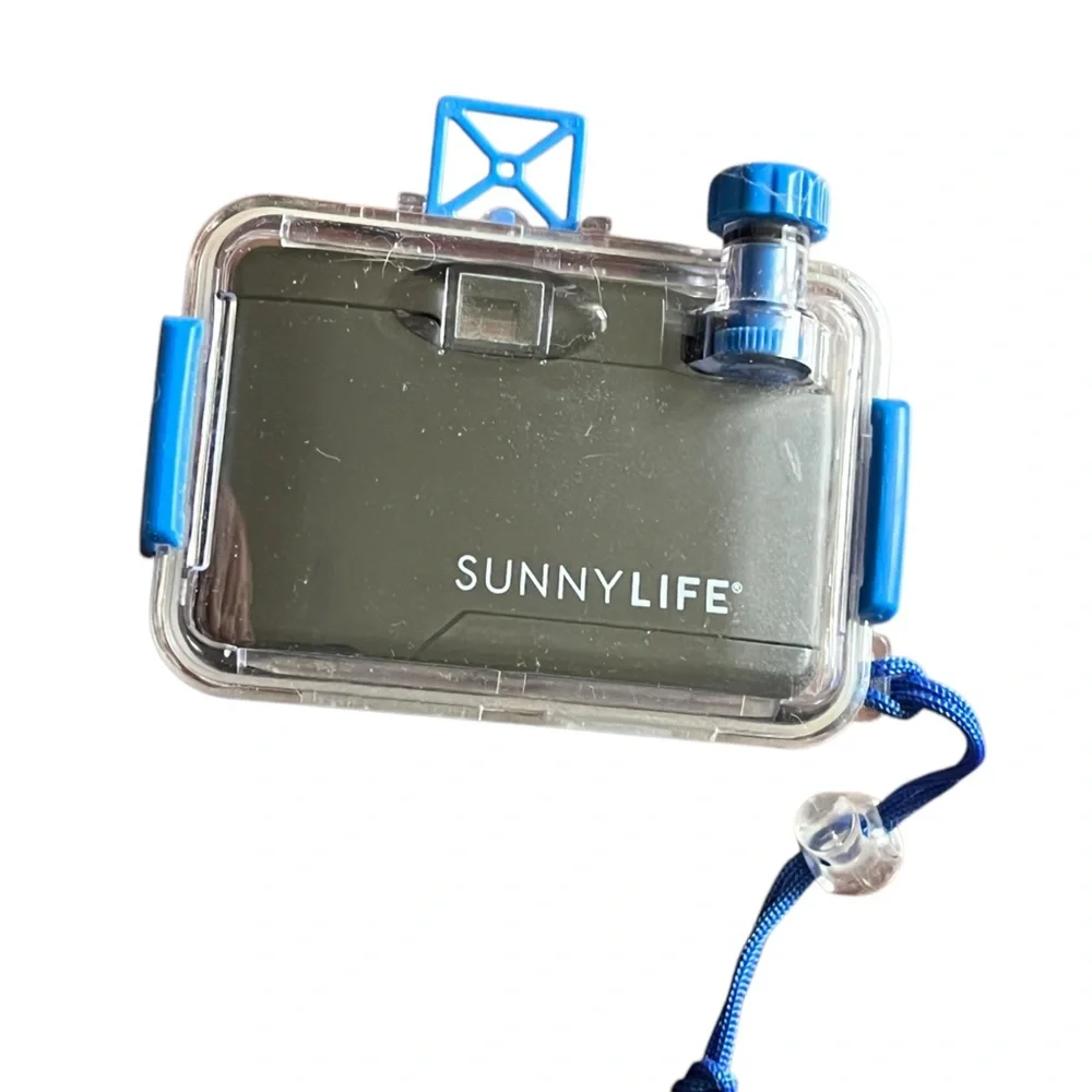 underwater camera - blue accents sunnylife brand - NWOT